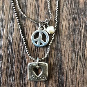 Brighton Peace & Love Necklace
